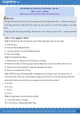 Đề thi học kì 2 Vật lí 10 Chân trời sáng tạo - Đề số 1